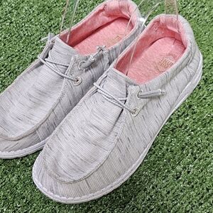 TRUE CRAFT | DIAMOND CANVAS SLIP-IN LOAFERS